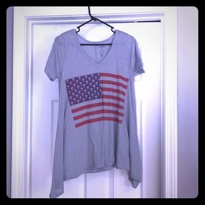 Skull flag tee